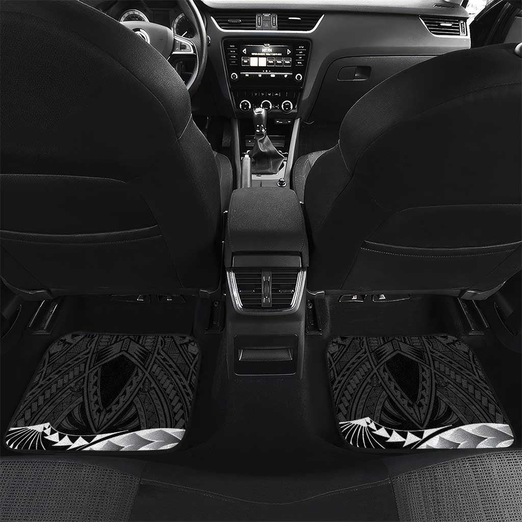 FSM Yap Day Car Mats 2025 Wa'ab Micronesia Black Color LT14 Set 2pcs - Back Black - Polynesian Pride