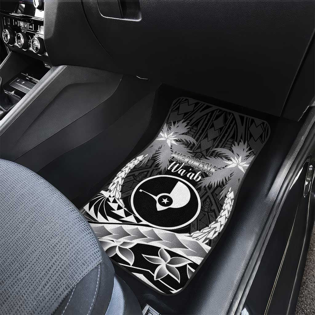 FSM Yap Day Car Mats 2025 Wa'ab Micronesia Black Color LT14 - Polynesian Pride