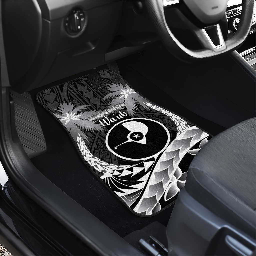FSM Yap Day Car Mats 2025 Wa'ab Micronesia Black Color LT14 - Polynesian Pride