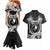 FSM Yap Day Couples Matching Mermaid Dress and Hawaiian Shirt 2025 Wa'ab Micronesia Black Color