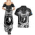 FSM Yap Day Couples Matching Summer Maxi Dress and Hawaiian Shirt 2025 Wa'ab Micronesia Black Color