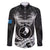 FSM Yap Day Family Matching Puletasi and Hawaiian Shirt 2025 Wa'ab Micronesia Black Color