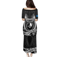FSM Yap Day Family Matching Puletasi and Hawaiian Shirt 2025 Wa'ab Micronesia Black Color LT14 - Polynesian Pride