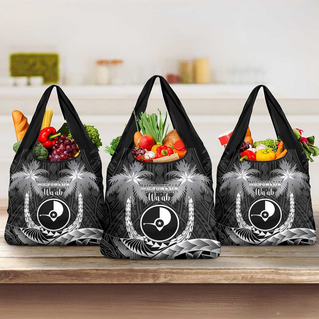 FSM Yap Day Grocery Bag 2025 Wa'ab Micronesia Black Color