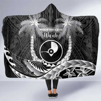 FSM Yap Day Hooded Blanket 2025 Wa'ab Micronesia Black Color LT14 One Size Black - Polynesian Pride