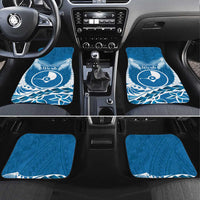 FSM Yap Day Car Mats 2025 Wa'ab Micronesia Flag Color LT14 Set 4pcs Blue - Polynesian Pride