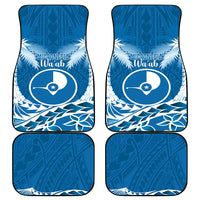 FSM Yap Day Car Mats 2025 Wa'ab Micronesia Flag Color LT14 - Polynesian Pride