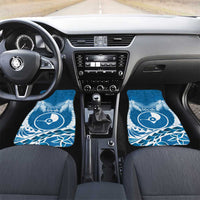 FSM Yap Day Car Mats 2025 Wa'ab Micronesia Flag Color LT14 Set 2pcs - Front Blue - Polynesian Pride