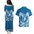 FSM Yap Day Couples Matching Puletasi and Hawaiian Shirt 2025 Wa'ab Micronesia Flag Color