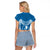 FSM Yap Day Raglan Cropped T Shirt 2025 Wa'ab Micronesia Flag Color