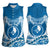 FSM Yap Day Women Sleeveless Polo Shirt 2025 Wa'ab Micronesia Flag Color