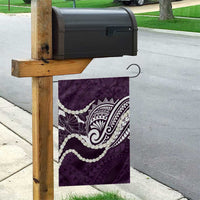 Aloha Hawaii Kalo Pikake Lei Garden Flag Chest Tattoo Purple Hawaiian Pattern