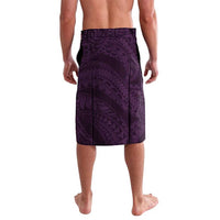 Aloha Hawaii Kalo Pikake Lei Lavalava Chest Tattoo Purple Hawaiian Pattern