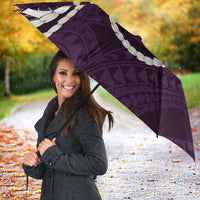 Aloha Hawaii Kalo Pikake Lei Umbrella Chest Tattoo Purple Hawaiian Pattern
