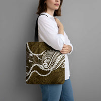 Aloha Hawaii Kalo Pikake Lei Tote Bag Chest Tattoo Gold Hawaiian Pattern LT14 - Polynesian Pride