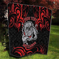 Personalised Aotearoa Bulldog Quilt NZ Maori Tattoo LT14 - Polynesian Pride