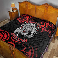 Personalised Aotearoa Bulldog Quilt NZ Maori Tattoo LT14 - Polynesian Pride