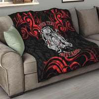 Personalised Aotearoa Bulldog Quilt NZ Maori Tattoo LT14 - Polynesian Pride