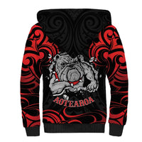 Personalised Aotearoa Bulldog Sherpa Hoodie NZ Maori Tattoo LT14 - Polynesian Pride