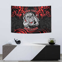 Personalised Aotearoa Bulldog Tapestry NZ Maori Tattoo LT14 - Polynesian Pride