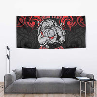 Personalised Aotearoa Bulldog Tapestry NZ Maori Tattoo LT14 - Polynesian Pride