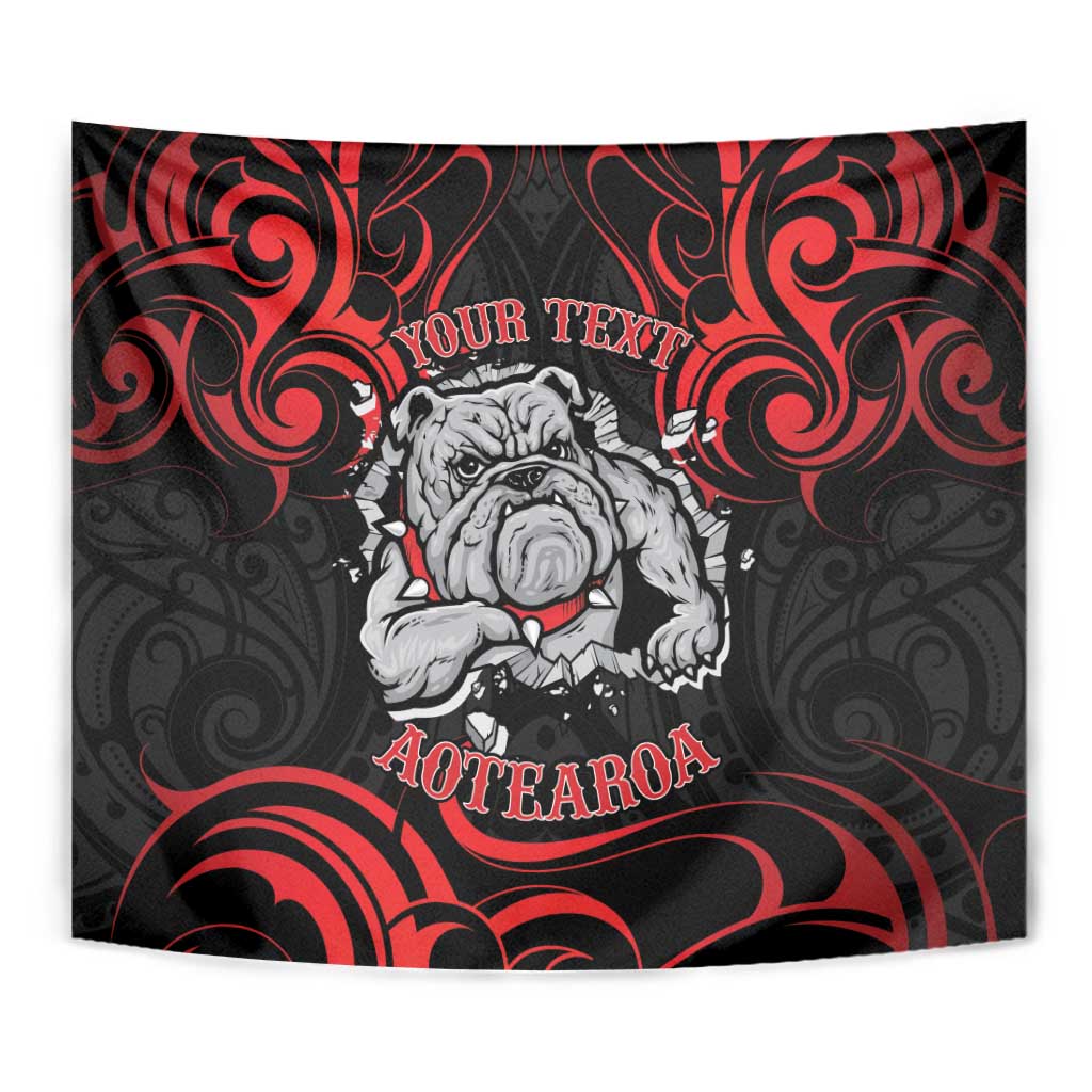 Personalised Aotearoa Bulldog Tapestry NZ Maori Tattoo LT14 - Polynesian Pride