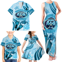 Hawaii Sea Turtle Snorkeling Is My Therapy Family Matching Tank Maxi Dress and Hawaiian Shirt LT14 - Polynesian Pride