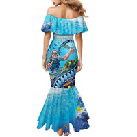 Hawaii Snorkeling Honu Turtle Mermaid Dress Under The Ocean Vibes LT14 - Polynesian Pride