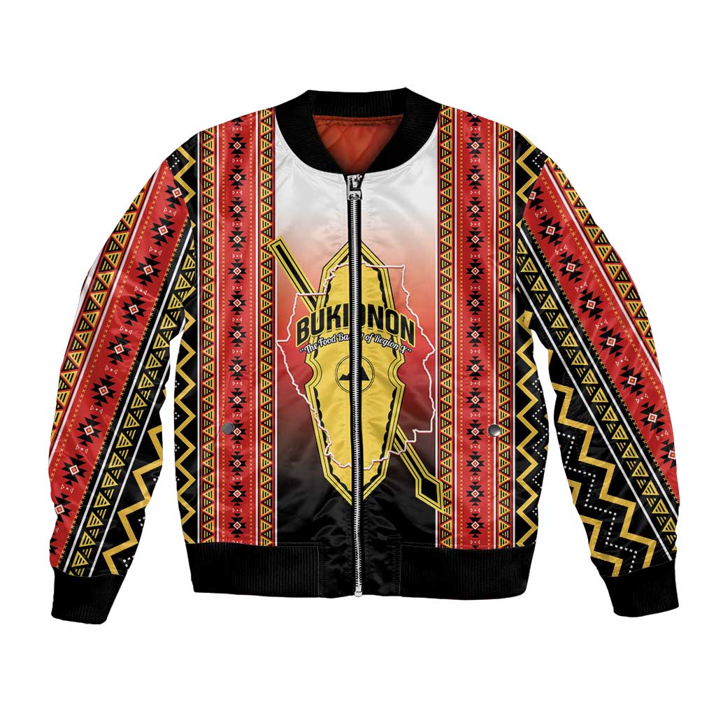 Personalised Bukidnon Philippines Bomber Jacket The Food Basket of Region X