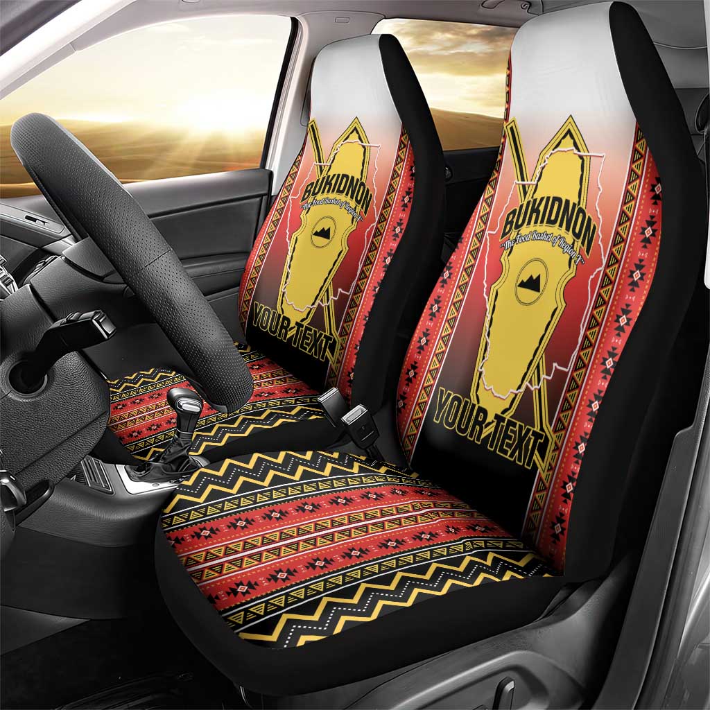 Personalised Bukidnon Philippines Car Seat Cover The Food Basket of Region X LT14 - Polynesian Pride