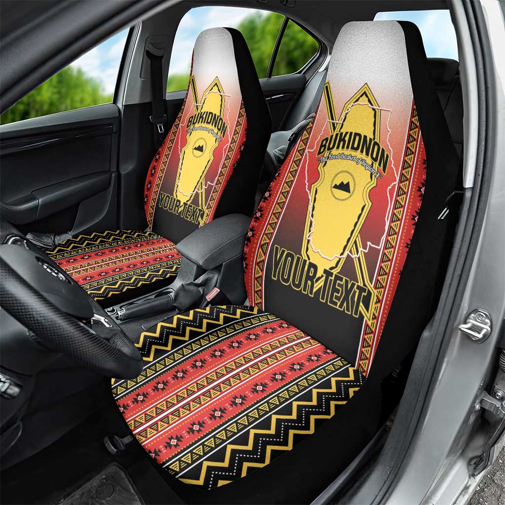Personalised Bukidnon Philippines Car Seat Cover The Food Basket of Region X LT14 - Polynesian Pride