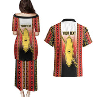 Personalised Bukidnon Philippines Couples Matching Puletasi and Hawaiian Shirt The Food Basket of Region X LT14 - Polynesian Pride