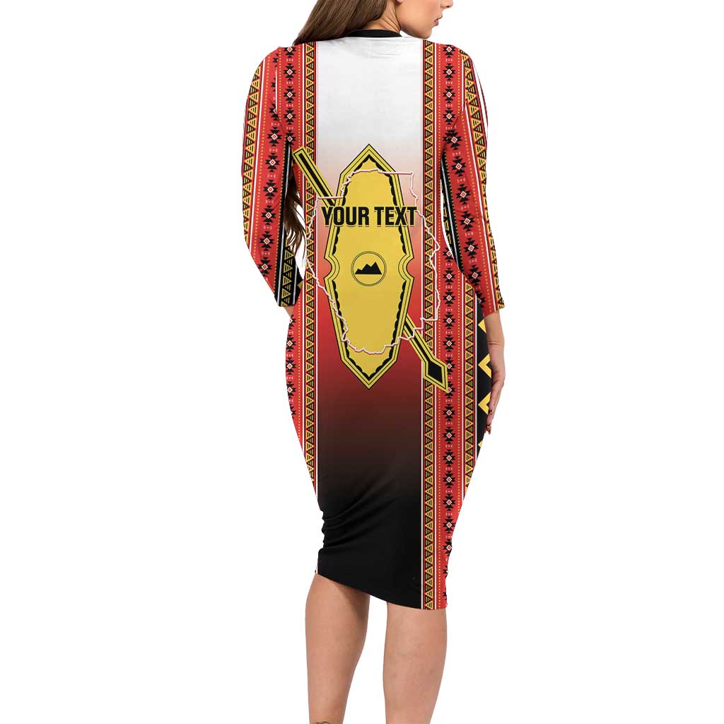 Personalised Bukidnon Philippines Family Matching Long Sleeve Bodycon Dress and Hawaiian Shirt The Food Basket of Region X LT14 - Polynesian Pride