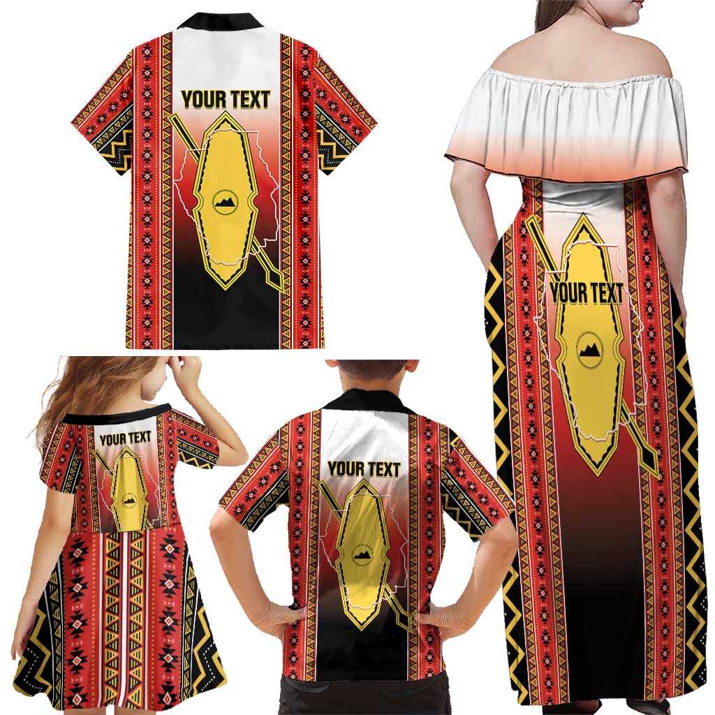 Personalised Bukidnon Philippines Family Matching Off Shoulder Maxi Dress and Hawaiian Shirt The Food Basket of Region X LT14 - Polynesian Pride