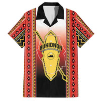 Personalised Bukidnon Philippines Family Matching Puletasi and Hawaiian Shirt The Food Basket of Region X LT14 Dad's Shirt - Short Sleeve Red - Polynesian Pride