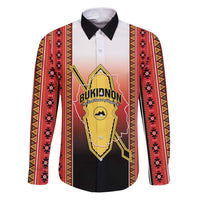Personalised Bukidnon Philippines Family Matching Puletasi and Hawaiian Shirt The Food Basket of Region X LT14 Dad's Shirt - Long Sleeve Red - Polynesian Pride
