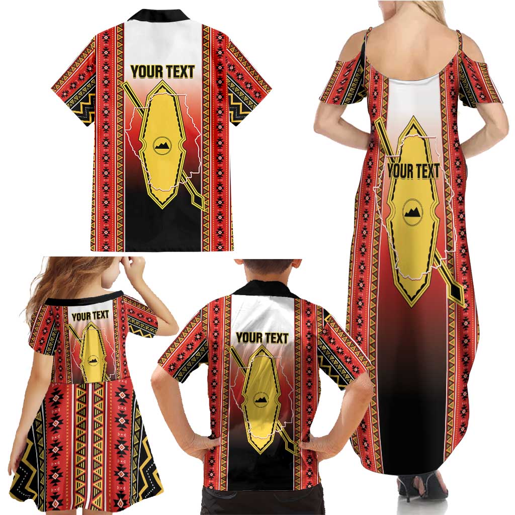 Personalised Bukidnon Philippines Family Matching Summer Maxi Dress and Hawaiian Shirt The Food Basket of Region X LT14 - Polynesian Pride