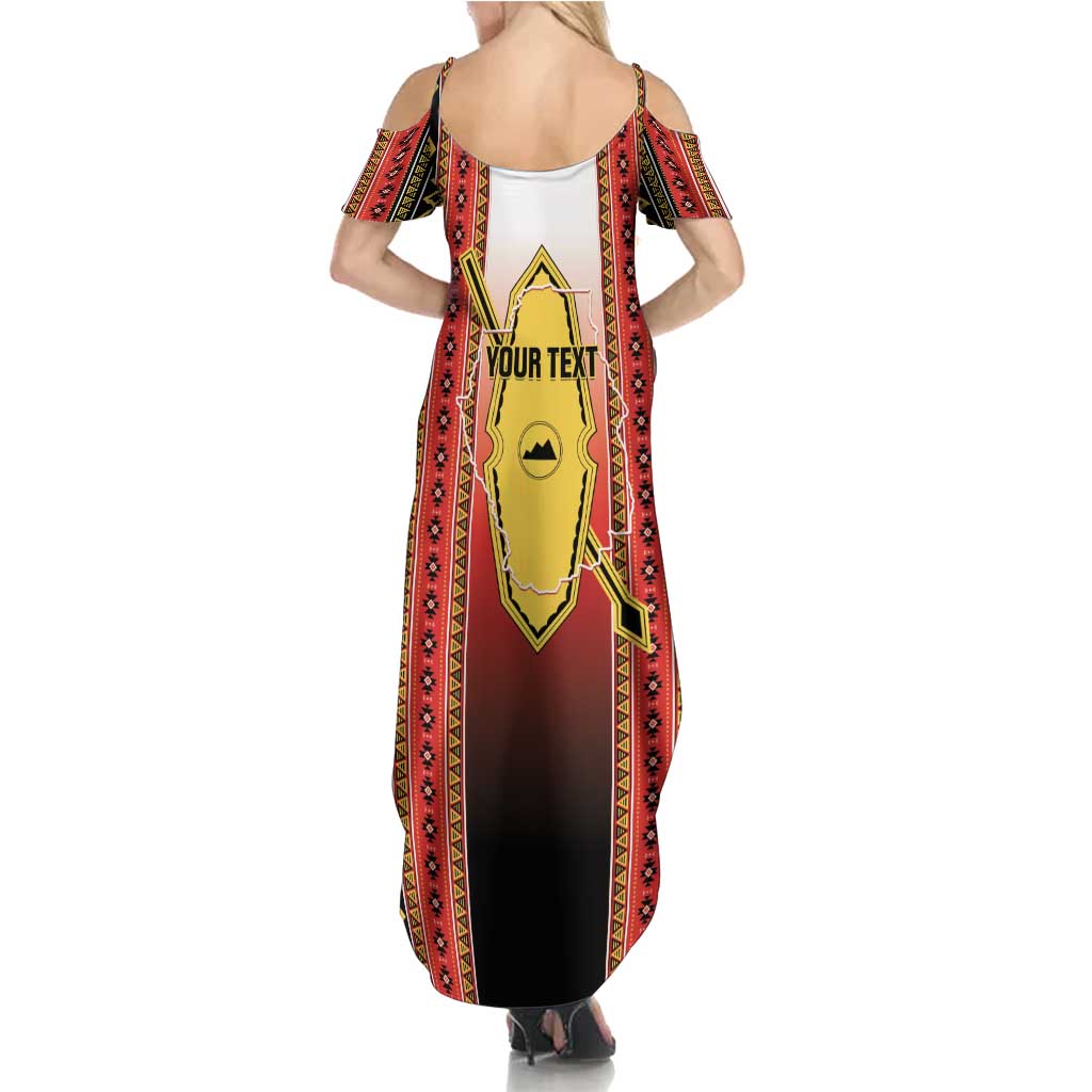 Personalised Bukidnon Philippines Family Matching Summer Maxi Dress and Hawaiian Shirt The Food Basket of Region X LT14 - Polynesian Pride