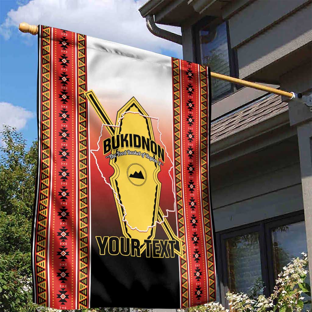 Personalised Bukidnon Philippines Garden Flag The Food Basket of Region X LT14 - Polynesian Pride