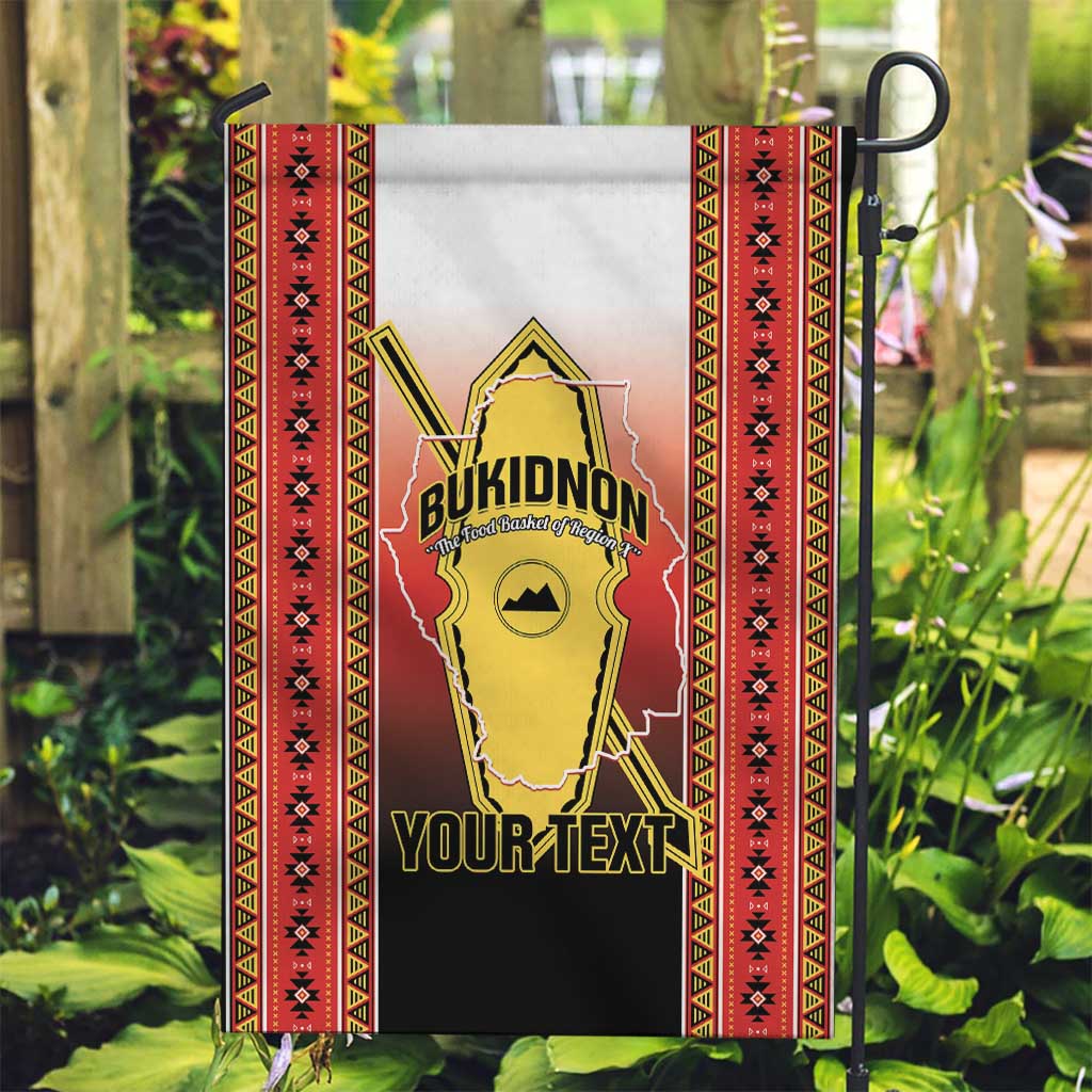 Personalised Bukidnon Philippines Garden Flag The Food Basket of Region X LT14 Garden Flag Red - Polynesian Pride
