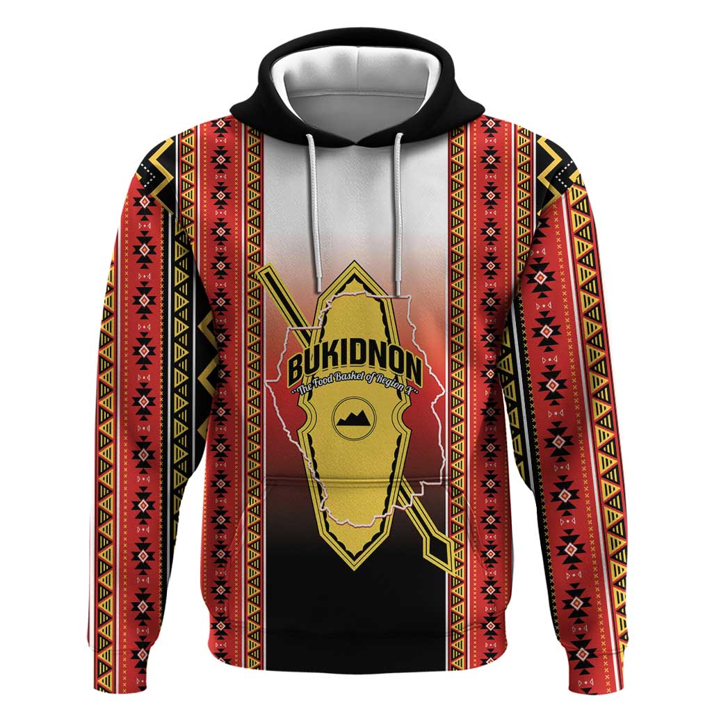 Personalised Bukidnon Philippines Hoodie The Food Basket of Region X LT14 Pullover Hoodie Red - Polynesian Pride