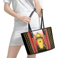 Personalised Bukidnon Philippines Leather Tote Bag The Food Basket of Region X LT14 - Polynesian Pride
