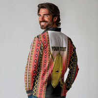 Personalised Bukidnon Philippines Long Sleeve Polo Shirt The Food Basket of Region X LT14 - Polynesian Pride
