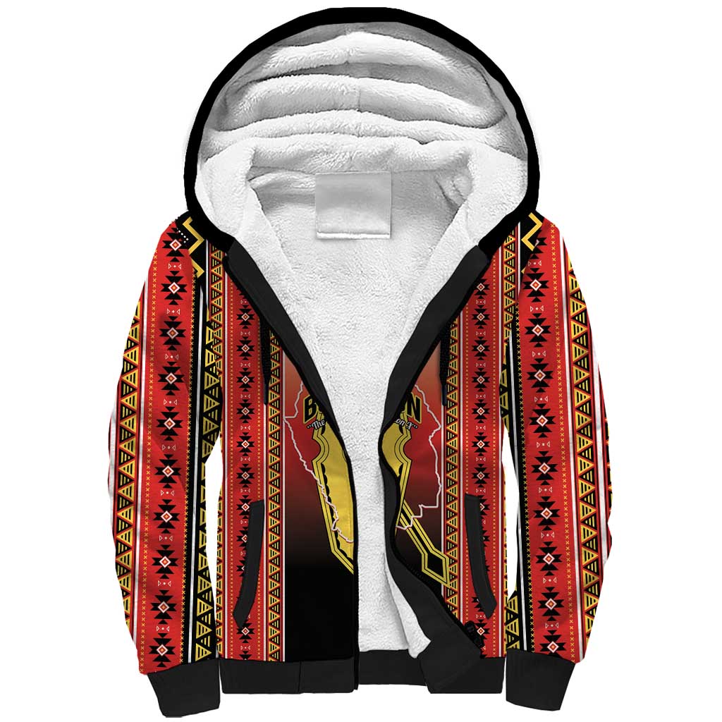 Personalised Bukidnon Philippines Sherpa Hoodie The Food Basket of Region X LT14 Unisex Red - Polynesian Pride