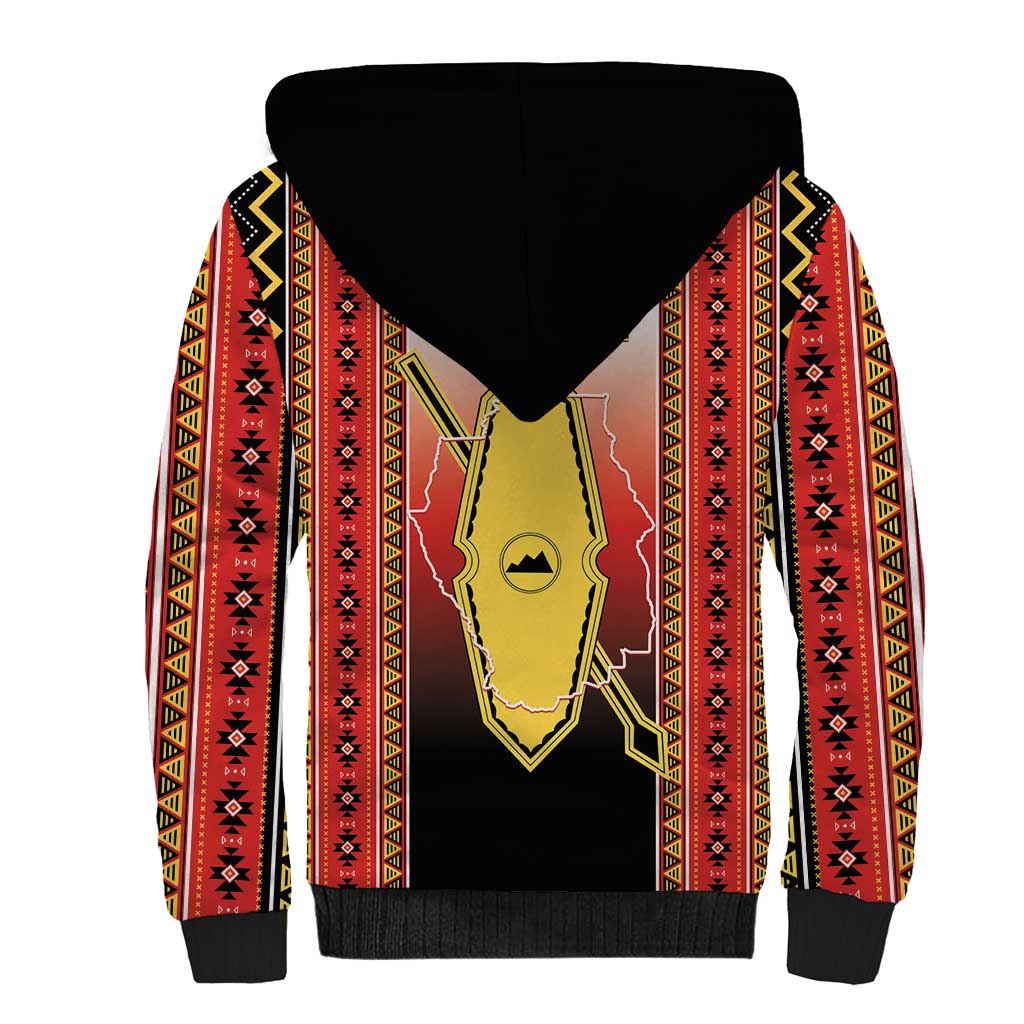 Personalised Bukidnon Philippines Sherpa Hoodie The Food Basket of Region X LT14 - Polynesian Pride