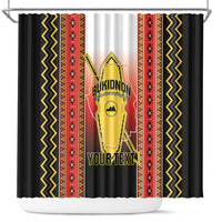 Personalised Bukidnon Philippines Shower Curtain The Food Basket of Region X LT14 Red - Polynesian Pride