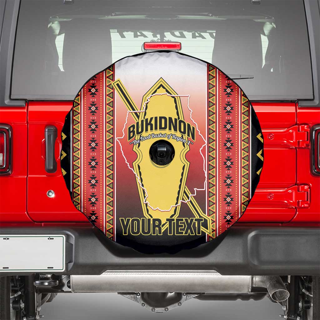 Personalised Bukidnon Philippines Spare Tire Cover The Food Basket of Region X LT14 - Polynesian Pride