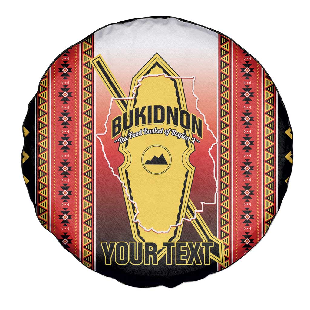 Personalised Bukidnon Philippines Spare Tire Cover The Food Basket of Region X LT14 - Polynesian Pride