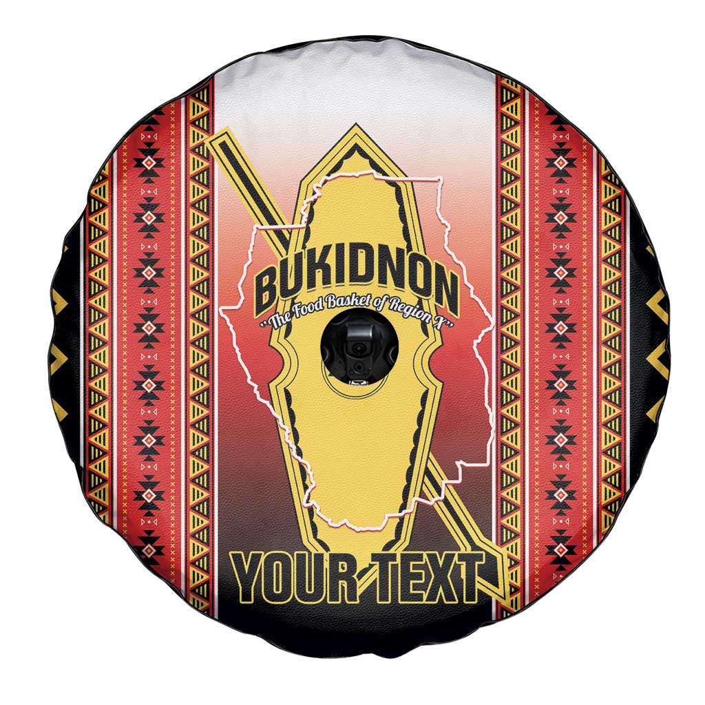 Personalised Bukidnon Philippines Spare Tire Cover The Food Basket of Region X LT14 - Polynesian Pride