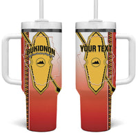 Personalised Bukidnon Philippines Tumbler With Handle The Food Basket of Region X LT14 One Size: 40 oz Red - Polynesian Pride
